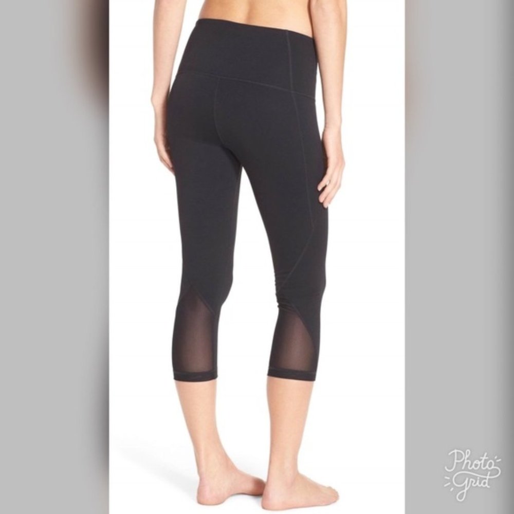 Zella High Waist Mesh Insert Leggings